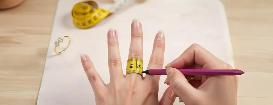 How to measure ring size accurately at home before ordering online?